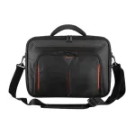 Targus Classic+ 14 collu Clamshell soma portatīvajam datoram, melni sarkana CN414EU