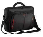 Targus Classic+ 18 collu Clamshell soma portatīvajam datoram, melni sarkana CN418EU