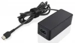Lenovo 4X20M26256 45W USB-C lādētājs klēpjdatoriem un plan&scaron;etdatoriem, melns