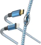 HAMA Cable USB reflective c-ltg blue