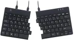 Klaviatuur R-GO Tastatur Split Break DE-Layout verkabelt schwarz