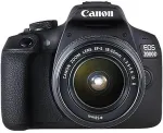 Fotokaamera Canon EOS 2000D + EF-S 18-55mm f/3.5-5.6 IS II + EF 75-300mm f/4-5.6 III SLR Camera Kit 24.1 MP CMOS 6000 x 4000 pixels Black