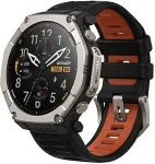 AMAZFIT T-Rex Ultra 2 129.5 cm (51") AMOLED 51 mm Digital 480 x 480 pixels Touchscreen Titanium Wi-Fi GPS (satellite)