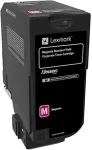 Tooner LEXMARK Toner 74C2SME Magenta bis zu 7.000 Seiten