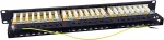 EQUIP Patchpaneel 48x RJ45 Cat6A 19" FTP 1HE Premium Black