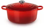Le creuset Signature &uuml;mmargune hautamisvorm 28cm kirschrot
