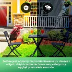 Extralink Garden furniture set Black Forest 2 chairs