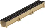 No name CHANNEL EUROLINE 1M CAST IRON GRATE B125