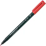 STAEDTLER Marker permanentne Lumocolor F/0,6 mm, punane