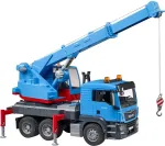 BRUDER MAN TGS crane truck, model vehicle