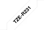 Brother TZE-R231 label-making tape Black on white