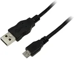 LogiLink USB Kabel A -> micro B St/St 0.60m schwarz