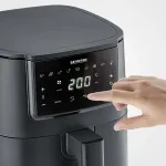 Frit&uuml;&uuml;r Severin FR 2461 Single 4 L Stand-alone 1300 W Hot air fryer Black