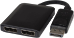 PREMIUMCORD DisplayPort adapter - 2x DisplayPort, extension + image mirroring, 4K*2K@30Hz