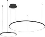 No name PENDANT LED LIGHT SIBIU 2XROUND 4000K BL