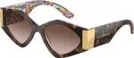 DOLCE GABBANA P&auml;ikeseprillid naistele DG4396-321713 (l&auml;&auml;tse/silla/sanga) 55/17/145 mm