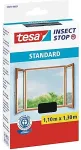 Tesa Fliegengitter Standard Klettband 1,1x1,3m anthrazit
