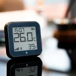 Shelly H&T Gen3 Black Temperature and Humidity Sensor