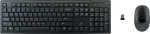 Klaviatuur DELTACO Wireless keyboard and mouse 105 keys, US layout, 2.4GHz USB nano receiver, black / TB-114-US