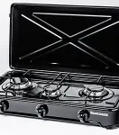 Ravanson Countertop Hob Gas K-03TB [white; 3 zone(s)]