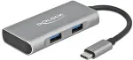 DELOCK Externer USB 3.2 Gen 2 USB Type-C Hub mit 2 x USB Typ-A und 2 x USB Type-C