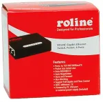 ROLINE Gigabit Ethernet Switch, Pocket, 4 Ports