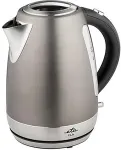 Veekeetja ETA Ela electric kettle 1.7 L 2200 W Anthracite, Grey, Stainless steel