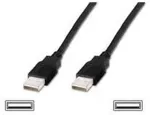 Digitus USB 2.0 Anschlusskabel Typ A -A St/St 5.0m, sw