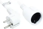 Alcasa Good Connections Schutzkontakt Verl&auml;ngerung wei&szlig; 3m