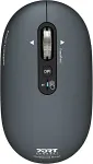 Hiir PORT CONNECT Mouse | PURE MAC | Wireless | Bluetooth | Gray