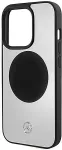 Mercedes | MEHMP15L23ACMS | Back cover | Apple | iPhone 15 Pro | Leather/Aluminum | Silver | MagSafe