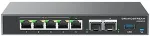 GRANDSTREAM Networks GCC6010 network switch Gigabit Ethernet (10/100/1000) Power over Ethernet (PoE) Black, Silver