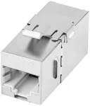 LANBERG KEYSTONE THROUGH CONNECTOR RJ45->RJ45 CAT.6 FTP 90