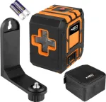 NEO TOOLS Cross line laser, 20 m, with case and magnetic holder, red