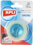 APLI Teip Crystal 19mmx33m, l&auml;bipaistev kirgas, 2 tk