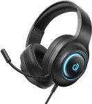 QCY Heroad V200 Headset Wired & Wireless Head-band Gaming USB Type-C Bluetooth Black