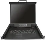 StarTech.com - KVM-Konsole mit KVM-Switch - 16 Anschl&uuml;sse - PS/2, USB - 48.3 cm (19) - Rack - einbauf&auml;hig - 1280 x 1024 - 250 cd/m&sup2; - 1000:1 - VGA - Schwarz - 1U