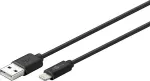GOOBAY Lightning-kabel 1m sort MFi