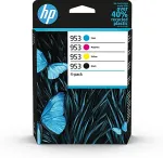 Tooner Hp 953 - 4er-Pack - Schwarz, Gelb, Cyan, Magenta - Original - Tintenpatrone - f&uuml;r Officejet Pro 7740, 8210, 8216, 8218, 8710, 8715, 8720, 8725, 8730, 8740 (6ZC69AE#301)