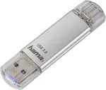 M&auml;lukaart HAMA USB-Stick C-Laeta, USB-C USB 3.2 (Gen1), 32GB, 40 MB/s, Silber (00124162)