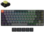 Klaviatuur KEYCHRON KEYBOARD WRL K3 RGB/BLACK K3X-B4