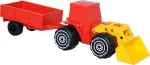 Plasto Treileri ja eeslaaduriga traktor, 33 cm
