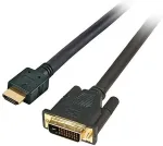EFB HighSpeed HDMI - DVI Kabel,HDMI A - DVI 24+1 St-St 5m, schwarz