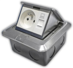 DATACOM FLOOR Socket (1xRJ45 Cat5e+230V)