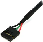 StarTech.com internes 5pin USB IDC Mainboard Header Kabel - Buchse/Buchse - USB-Kabel - IDC 5-polig (W) - IDC 5-polig (W) - 45,7 cm (USB/USB2.0) - Schwarz (USBINT5PIN)