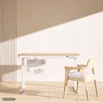 Activejet APB-002W desk organiser &ndash; rotating perforated board, grey and white