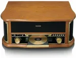 Lenco TCD-2551WD audio turntable Belt-drive audio turntable Wood Automatic