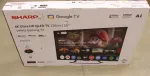 Teler Sharp SALE OUT. 50HR7265E 50" (126cm) QLED 144Hz 4K Ultra HD Google TV, Dolby Vision, Dolby Atmos, Central Stand | SALE OUT. Sharp 50HR7265E | 50 | Smart TV | Google TV | Black | DAMAGED PACKAGING, SCRATCHED ON THE SCREEN