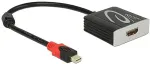 DELOCK Adapter mini DisplayPort 1.2 Stecker > HDMI Buchse 4K 60 Hz Aktiv (62735)