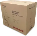 EQUIP ergonoomiline kontoritool peatoe ja k&auml;etugedega must lite Retail